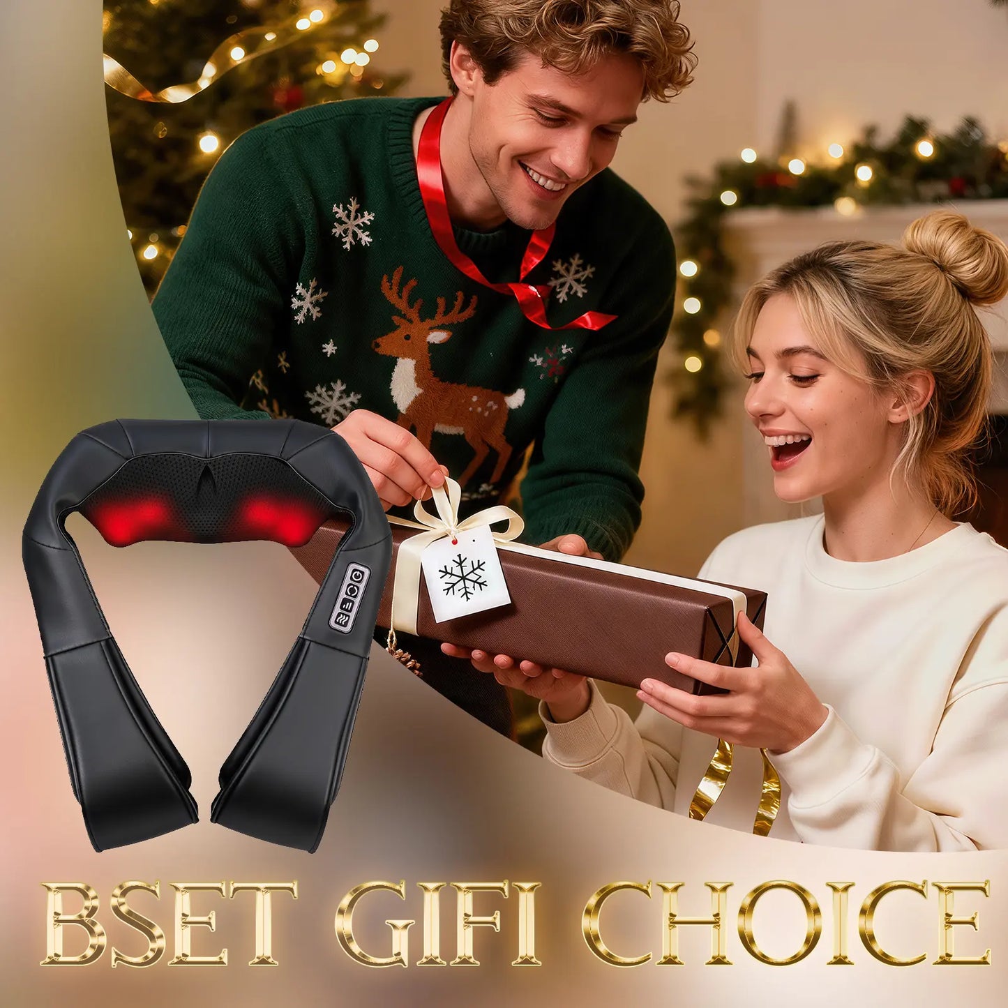 Shiatsu Back and Neck Massager, Back Massager Deep Tissue Kneading Neck and Shoulder Massage with Heat, Electric Massage Pillow Mother Day Gift Ideas