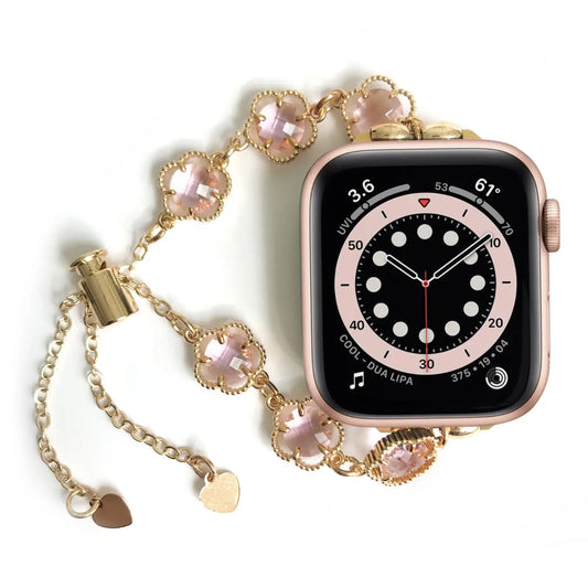 Casing Bee Sakura Blush Watch Band for Smart Watch, Bracelet Wristband Compatible with Smart Watch Series Wearable Luxury