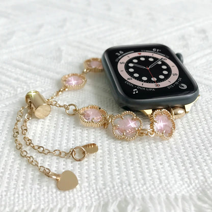 Casing Bee Sakura Blush Watch Band for Smart Watch, Bracelet Wristband Compatible with Smart Watch Series Wearable Luxury