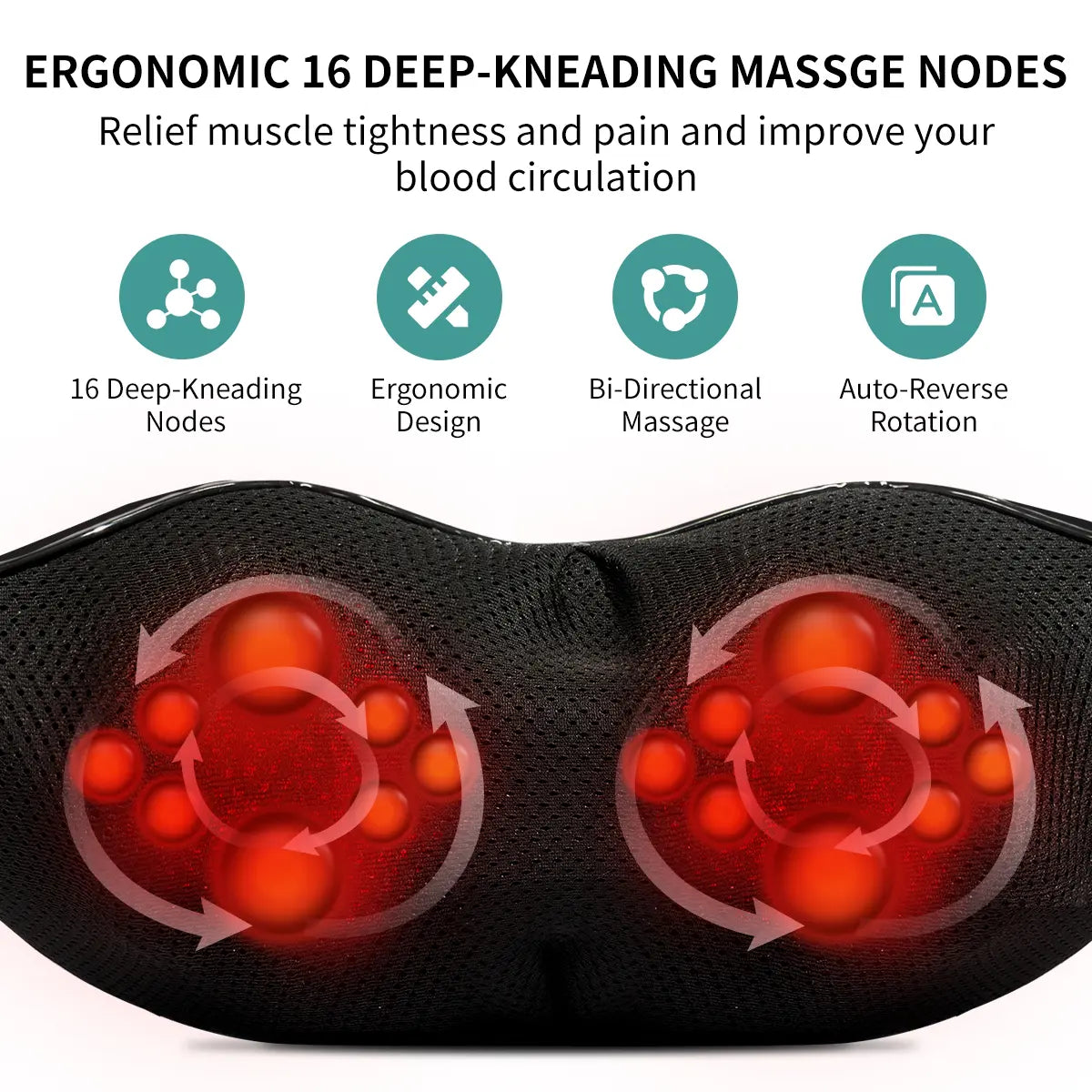 Nekteck Neck Massager & Foot Massager, Mother'S Day Gift Massager