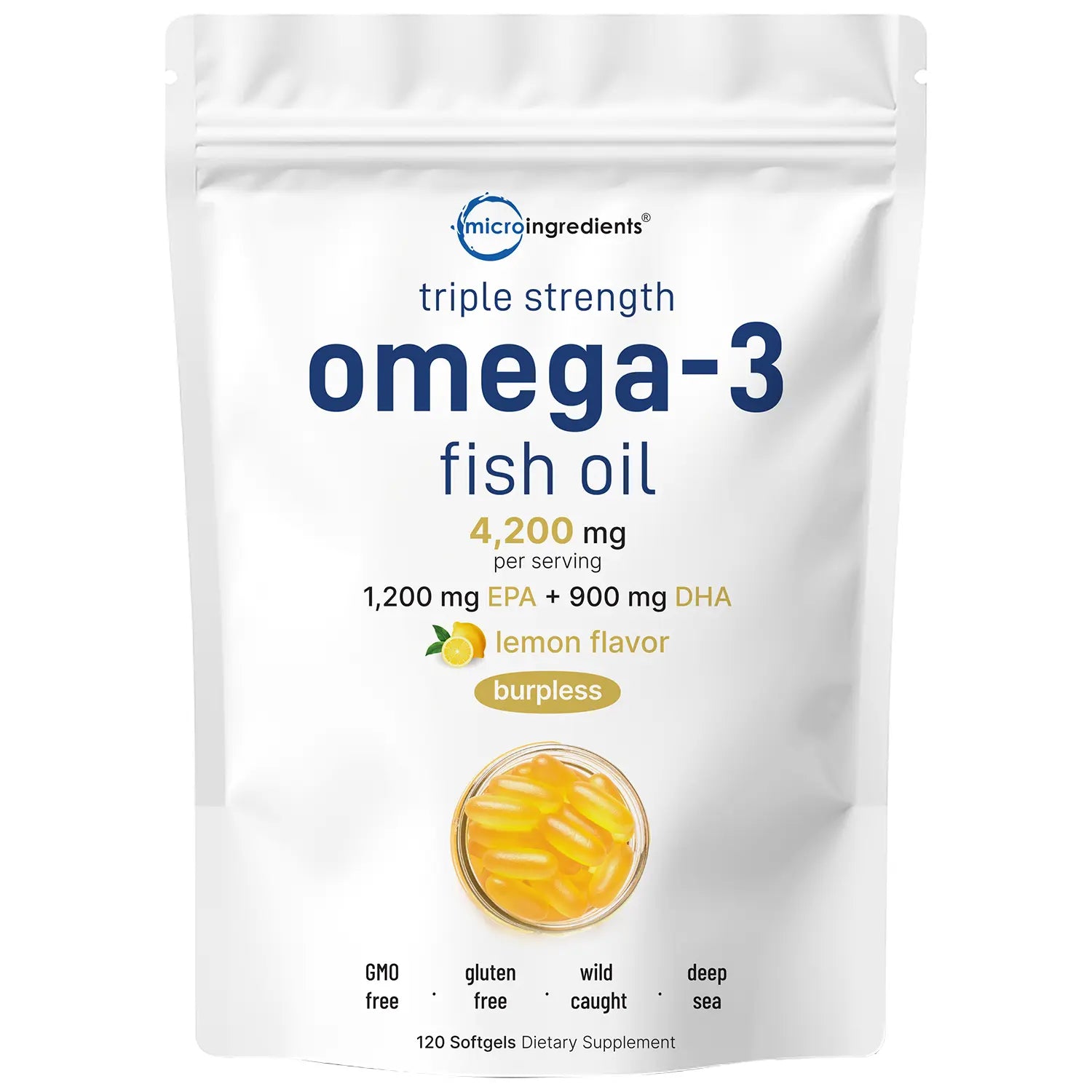 Micro Ingredients Feel-Good Flow Bundle: Omega 3 Fish Oil 120 Softgels, Turmeric 120 Veggie Capsules & Vitamin D3 K2 10000IU 180 Softgels