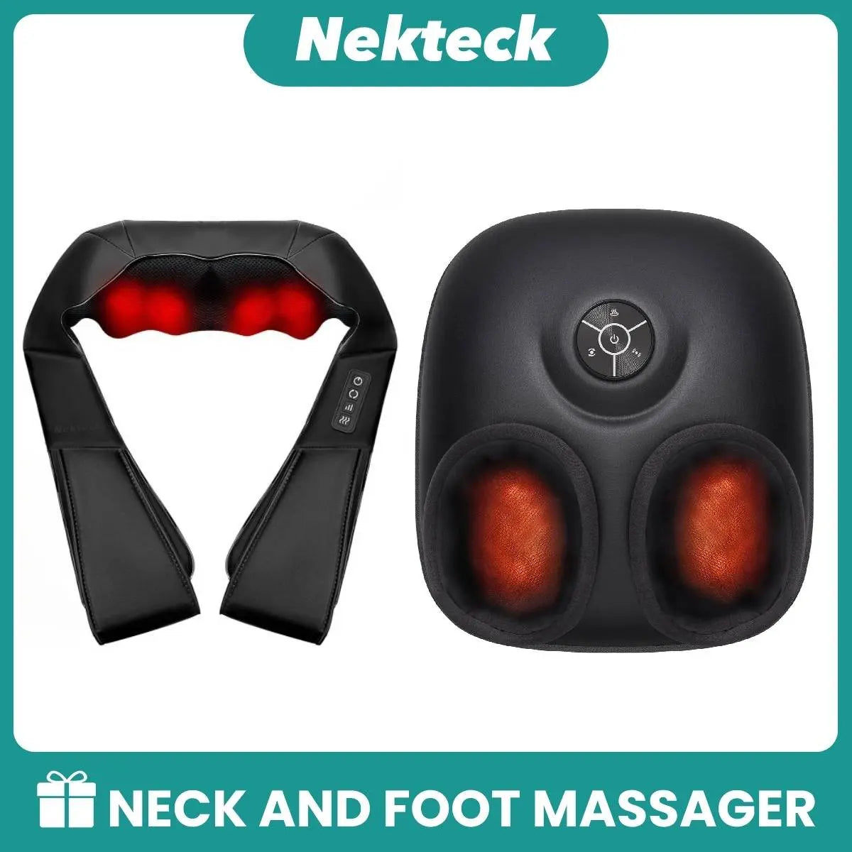 Nekteck Neck Massager & Foot Massager, Mother'S Day Gift Massager