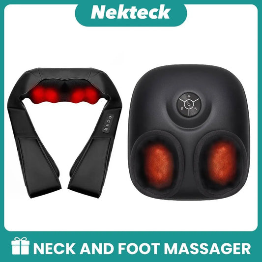 Nekteck Neck Massager & Foot Massager, Mother'S Day Gift Massager