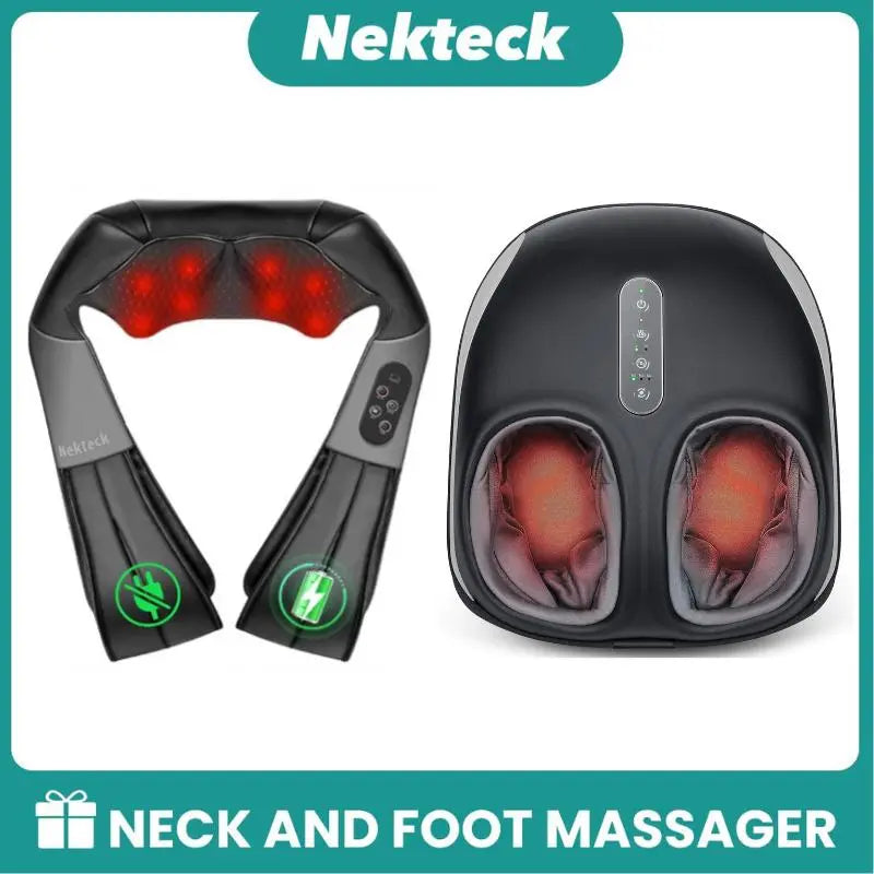 Nekteck Neck Massager & Foot Massager, Mother'S Day Gift Massager