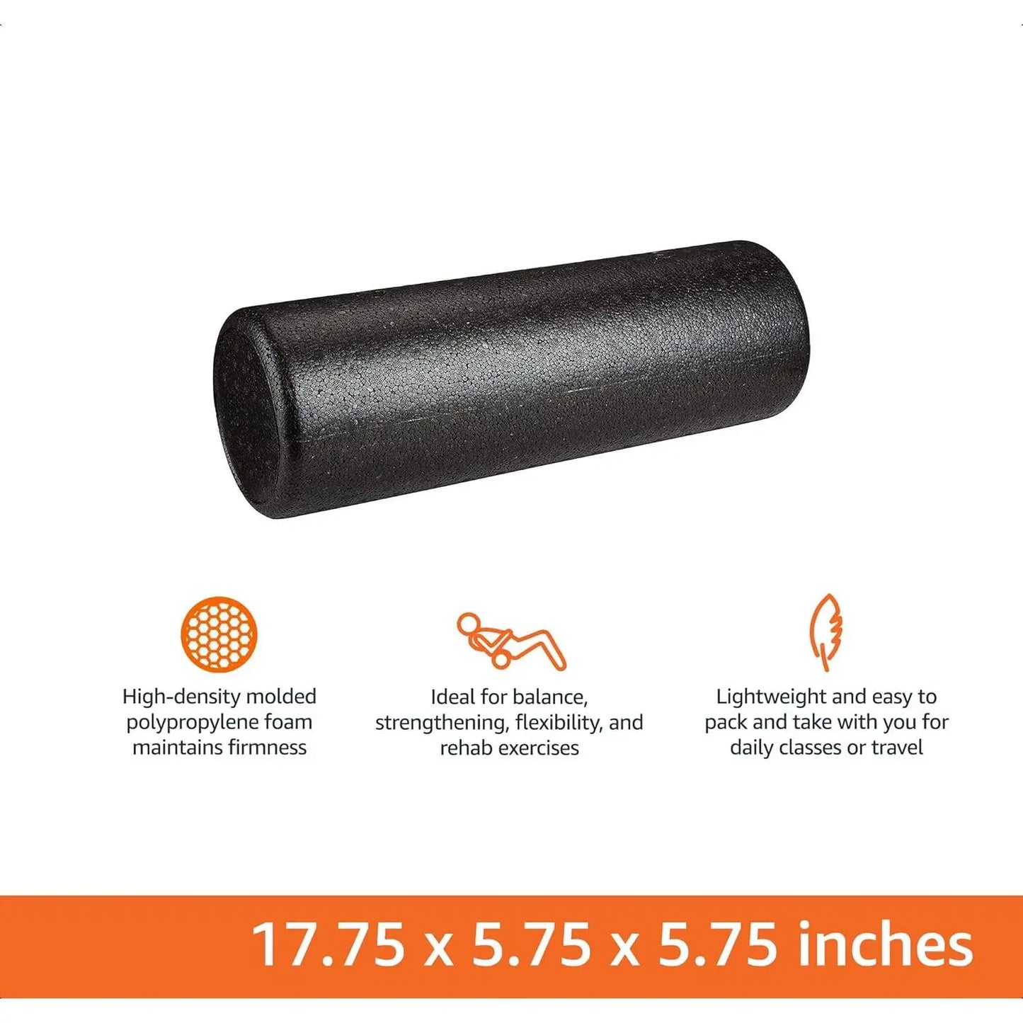 High Density Foam Roller, Home Workout Equipment for Sports & Outdoor Fitness Balance Training