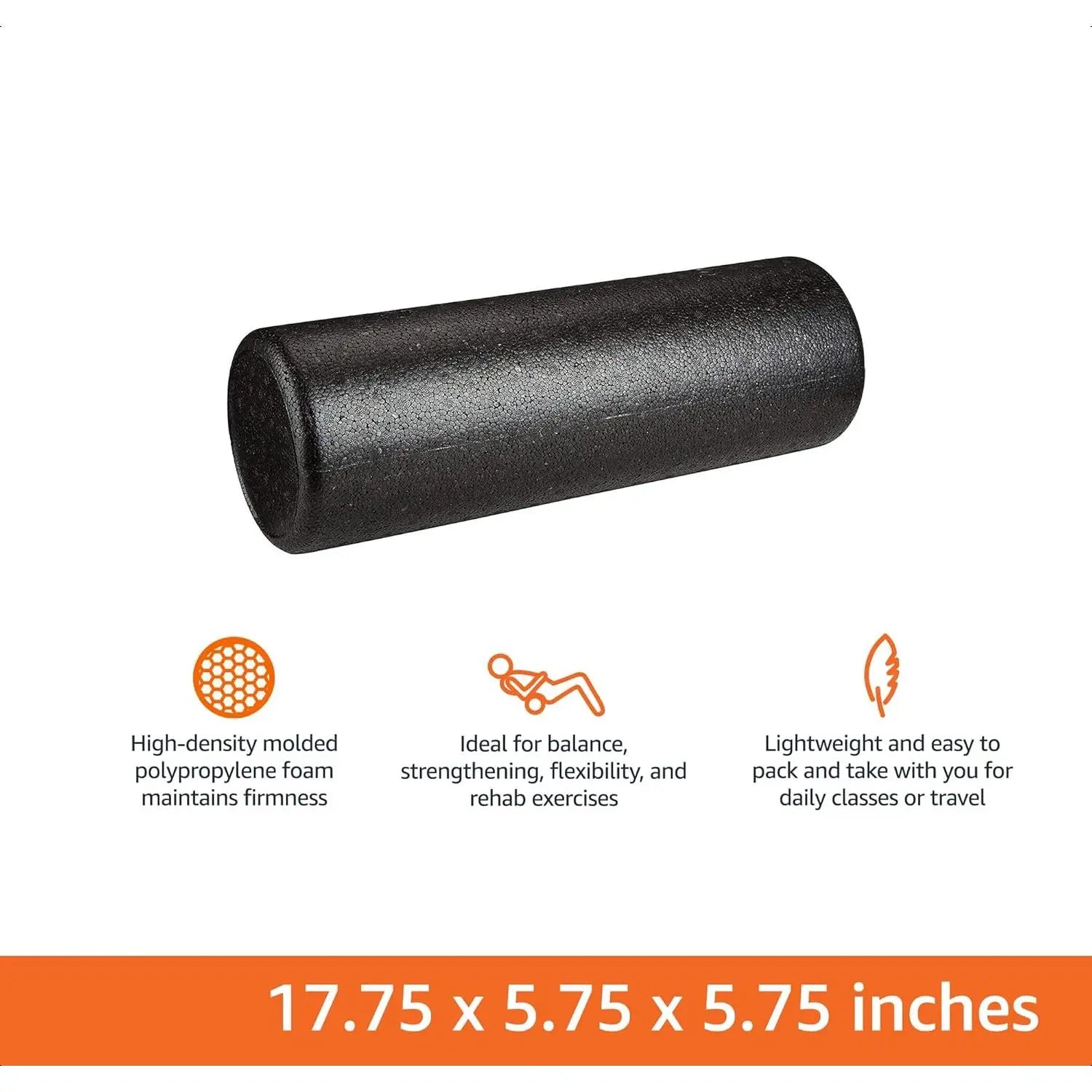 High Density Foam Roller, Home Workout Equipment for Sports & Outdoor Fitness Balance Training