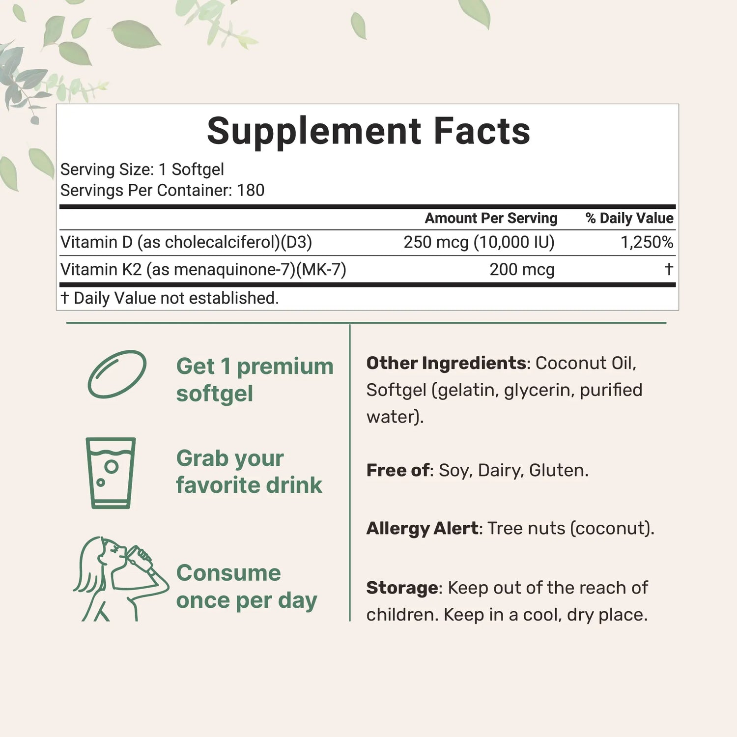 Micro Ingredients Feel-Good Flow Bundle: Omega 3 Fish Oil 120 Softgels, Turmeric 120 Veggie Capsules & Vitamin D3 K2 10000IU 180 Softgels
