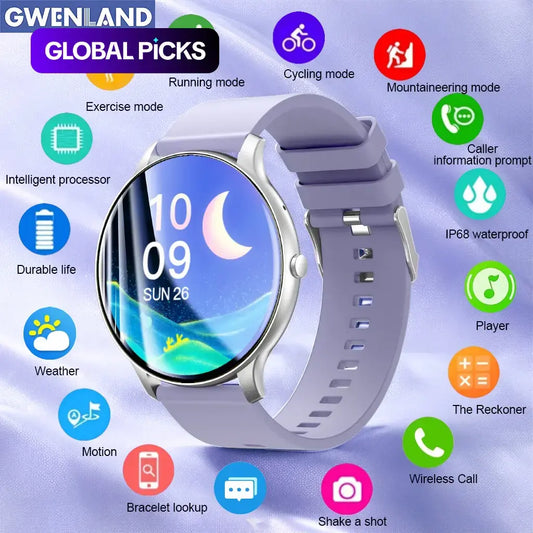 Multifunctional Smart Watch, Fashionable Digital Watch, Sports Watch for Women & Men, Wearable, Waterproof Smart Watch