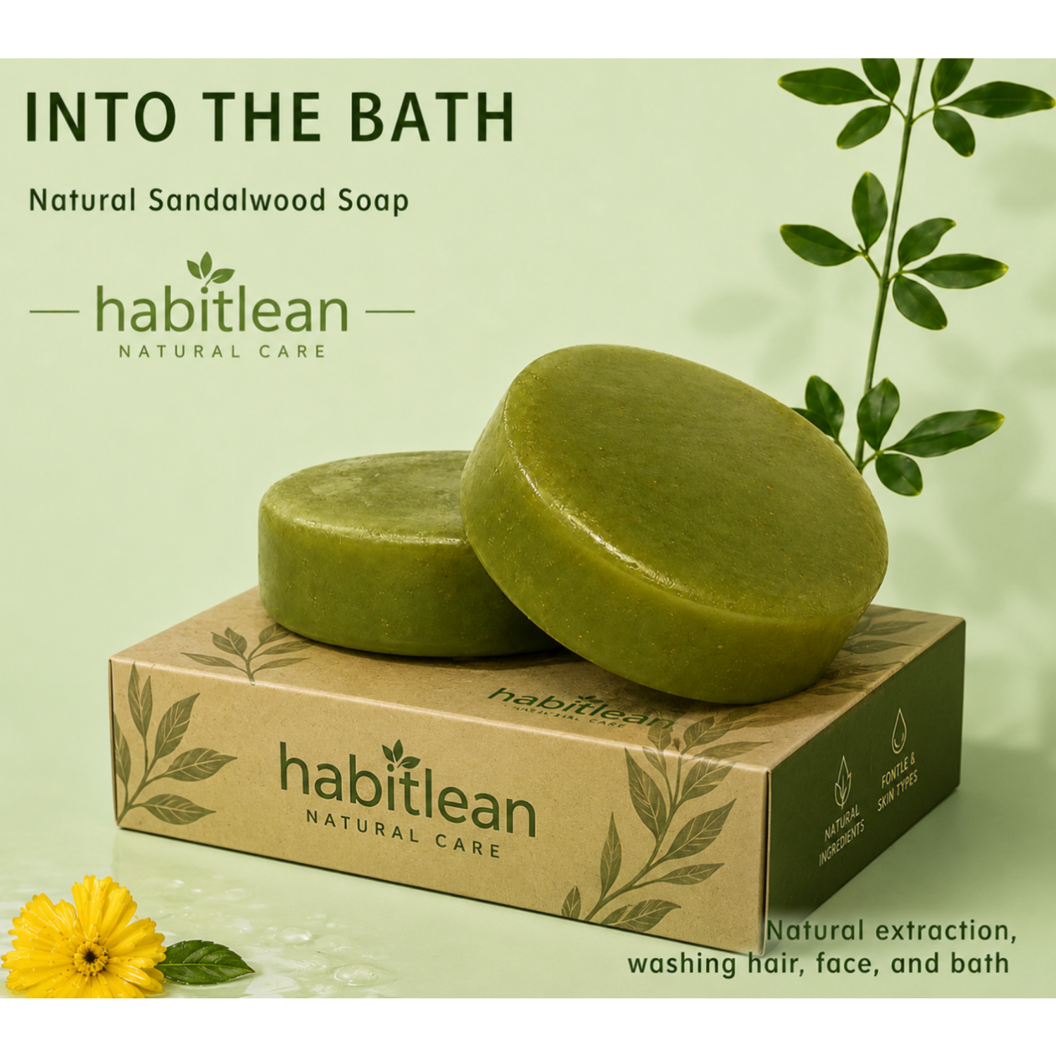 Sandalwood & Agarwood Handmade Soap Set (4 Bars)
