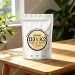 Vitamin D3 + K2 MK-7 Softgels | 10,000 IU D3 | 200 mcg K2 | 180 Softgels