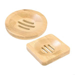 Premium Bamboo Soap Holder – Natural Quick-Drain Soap Dish for Bathroom & Kitchen
