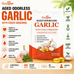 Aged Odorless Garlic Extract Softgels with CoQ10 & Vitamin K2 MK-7 | 60 Count
