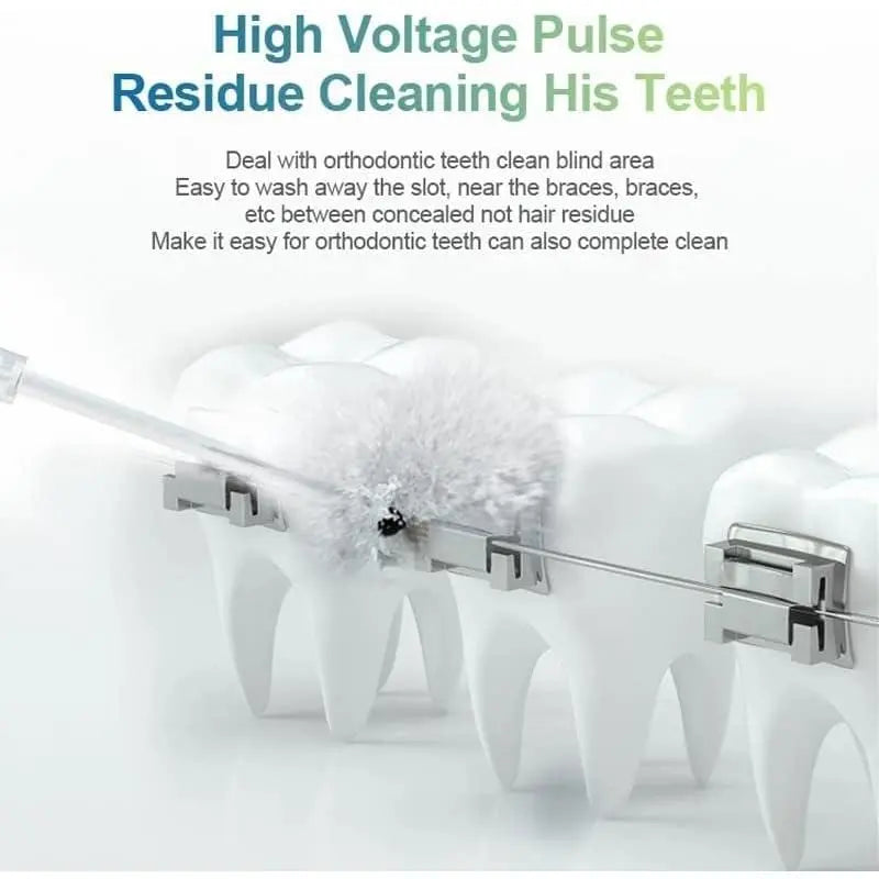 Cordless Water Flosser - Rechargeable Oral Irrigator Cleanser, 4 Nozzles, 80-120PSI Pressure, 45-Day Battery Life, IPX7 Waterproof, 300ML Tank, Teeth Cleaner, Dental Floss Alternative, On-The-Go Use, Ideal Outdoor Gift, Cordless Water Flossers