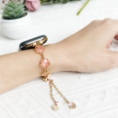 Casing Bee Sakura Blush Watch Band for Smart Watch, Bracelet Wristband Compatible with Smart Watch Series Wearable Luxury